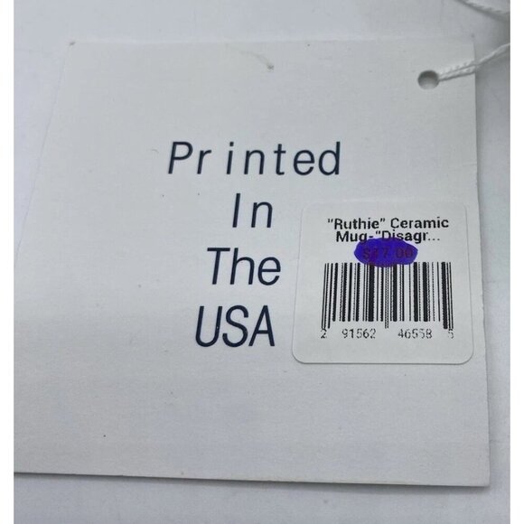 Ruth Bader Ginsburg Mug Lot 2 RBG Dissent Supreme Court Justice Drumm Coffee Cup - Picture 12 of 16